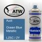 Preview: Audi, Ocean Blue Metallic, LZ5C / 2Y: 400ml Sprühdose, von ATW Autoteile West.